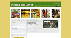 Desktop Screenshot of butlerandbaileymarket.com